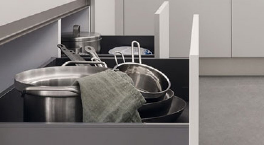 I cassetti Legrabox di Veneta Cucine