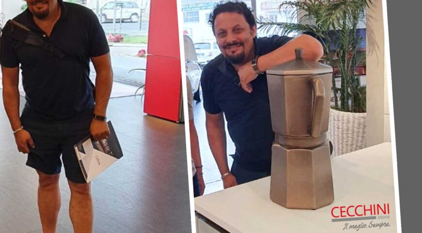 Enrico Brignano da Cecchini Store